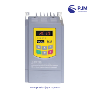 Parker AC10 Series (Compact Drive) Inverter ekonomis dengan ukuran ringkas untuk aplikasi ringan hingga menengah. Cocok untuk: Pompa, Fan, Conveyor, Blower, Mixer Tipe: AC10-0D2-230V AC10-0D4-230V AC10-0D7-230V AC10-1D5-230V AC10-2D2-230V AC10-0D4-400V AC10-0D7-400V AC10-1D5-400V AC10-2D2-400V AC10-3D0-400V