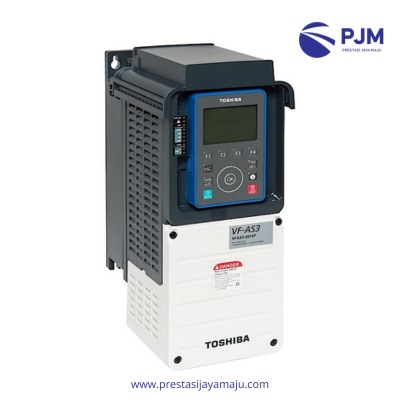 Toshiba VF-AS3 Series (Premium Vector Control Inverter) Inverter modern dengan performa tinggi, efisiensi maksimal, dan fitur canggih. VF-AS3-2004PL VF-AS3-2007PL VF-AS3-2015PL VF-AS3-2022PL VF-AS3-2037PL VF-AS3-2055PL VF-AS3-2075PL VF-AS3-2110PL VF-AS3-2150PL VF-AS3-2220PL VF-AS3-2370PL Keunggulan tambahan: Kompatibel dengan EtherNet/IP, Profibus, Modbus TCP Safe Torque Off (STO) Fitur Auto Energy Save Mode Dapat dikonfigurasi untuk motor PM dan IM