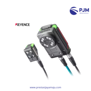 keyence Vision Sensor - IV4 Series: AI terbaru untuk deteksi tanpa locator, hitung parts, baca kondisi sulit; model dengan lighting built-in. - IV3 Series: AI untuk presence checking, setup 3 langkah, hingga 250 parts/sec. - IV2 Series: Built-in AI dasar untuk aplikasi sederhana. - IV Series: Umum vision sensor dengan kamera/lighting terintegrasi. - AI Series: Pattern matching khusus.