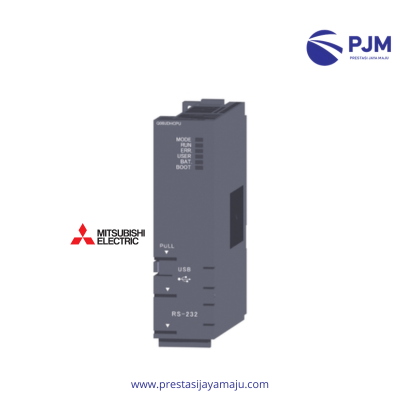 Tipe,Program Capacity,Max I/O Points,Processing Speed (LD Instruction),Key Features & Notes Q00UJCPU,10K steps,256,120 ns,"Built-in I/O (10 in/8 out), compact untuk aplikasi kecil." Q00UCPU,10K steps,"1,024",80 ns,"Low-capacity, basic." Q01UCPU,15K steps,"1,024",60 ns,"Low-capacity, enhanced RAM." Q02UCPU,20K steps,"2,048",40 ns,Medium-capacity. Q03UDCPU,30K steps,"4,096",9.5 ns,"High-speed, universal." Q03UDVCPU,30K steps,"4,096",9.5 ns,Built-in Ethernet (100 Mbps). Q03UDEHCPU,30K steps,"4,096",9.5 ns,Built-in Ethernet + security features. Q04UDHCPU,40K steps,"4,096",9.5 ns,"High-capacity, untuk data logging." Q06UDHCPU,60K steps,"4,096",9.5 ns,Populer untuk mid-size systems. Q06UDVCPU,60K steps,"4,096",9.5 ns,Built-in Ethernet. Q10UDHCPU,100K steps,"4,096",9.5 ns,Large program support. Q10UDVCPU,100K steps,"4,096",9.5 ns,Built-in Ethernet. Q13UDHCPU,130K steps,"4,096",9.5 ns,Advanced security (32-char password). Q13UDVCPU,130K steps,"4,096",9.5 ns,Built-in Ethernet. Q20UDHCPU,200K steps,"4,096",9.5 ns,High-end basic. Q20UDVCPU,200K steps,"4,096",9.5 ns,Built-in Ethernet. Q26UDHCPU,260K steps,"4,096",9.5 ns,"Max capacity untuk QnU, vulnerable CVE-2025-8531 (update firmware)." Q26UDVCPU,260K steps,"4,096",9.5 ns,Built-in Ethernet. Q50UDEHCPU,500K steps,"4,096",9.5 ns,"Extended memory, untuk complex apps." Q100UDEHCPU,"1,000K steps","4,096",9.5 ns,"Largest, dengan data transfer enhancement."