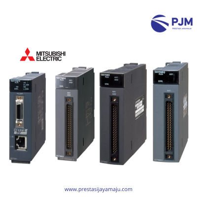Tipe dan Model Lengkap MELSEC-Q Series Simple motion positioning Simple motion QD77GF4 QD77GF8 QD77GF16 QD77MS2 QD77MS4 QD77MS16 Positioning QD75P1N QD75P1 QD75P2N QD75P2 QD75P4N QD75P4 QD75D1N QD75D1 QD75D2N QD75D2 QD75D4N QD75D4 QD75MH1 QD75MH2 QD75MH4 QD75M1 QD75M2 QD75M4 QD70P4 QD70P8 QD70D4 QD70D8 QD74MH8 QD74MH16 QD72P3C3 QD73A1